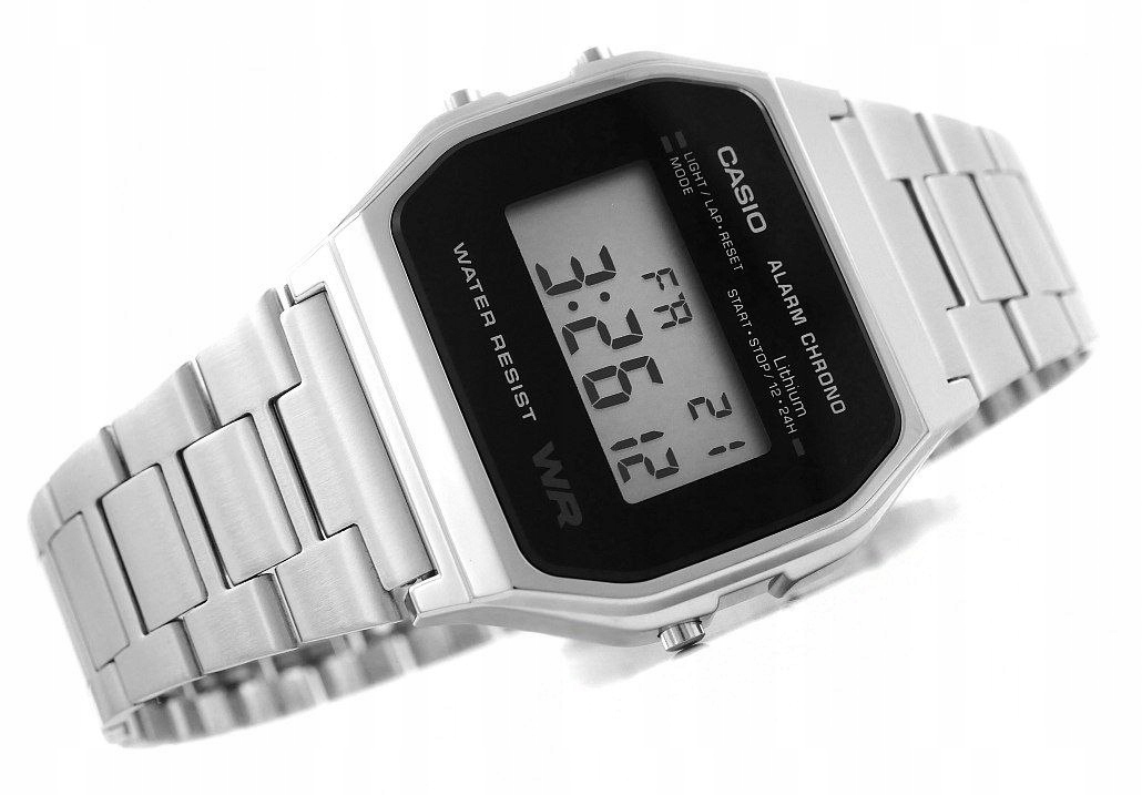 ZEGAREK CASIO RETRO VINTAGE ALARM DATA BUDZIK LED Płeć uniseks