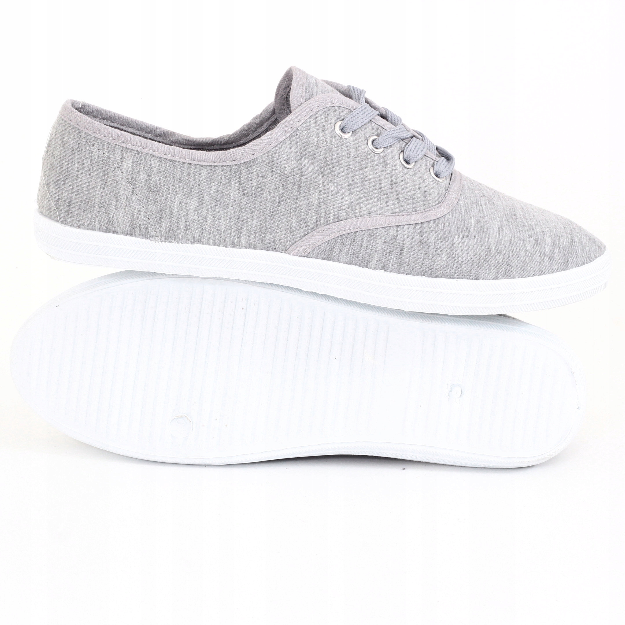 TENISÓWKI PŁASKIE BUTY DAMSKIE TRAMPKI LEKKIE Wzór dominujący bez wzoru