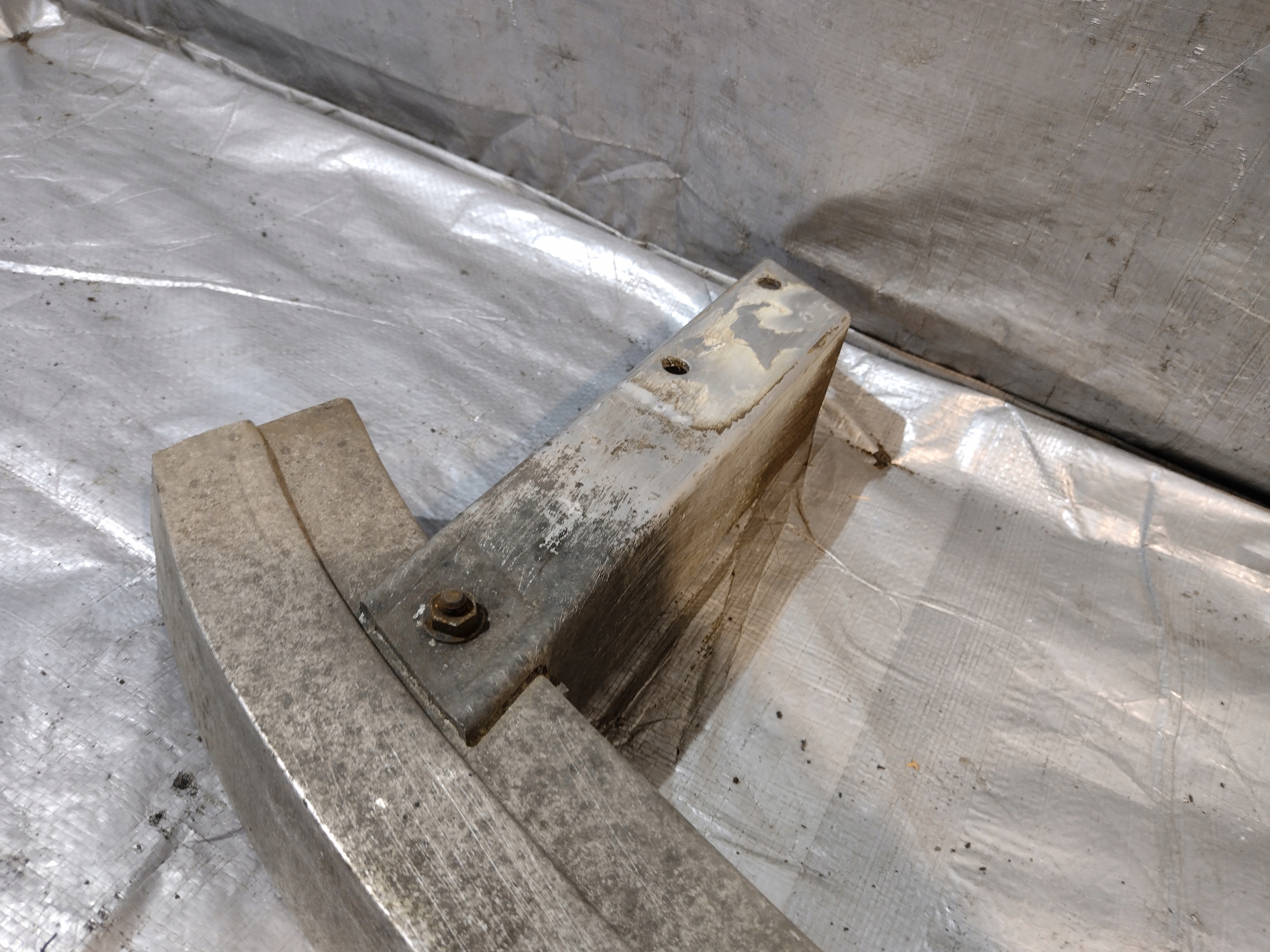 bumper support rear part Audi A6 C6 sedan