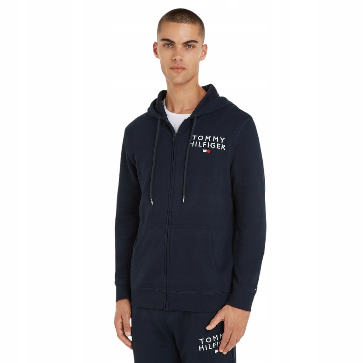 Tommy Hilfiger Bluza Męska Hoodie Granatowa r.S