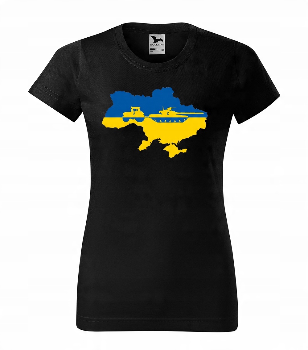 

Tshirt z nadrukiem Traktor Czołg Ukraina S
