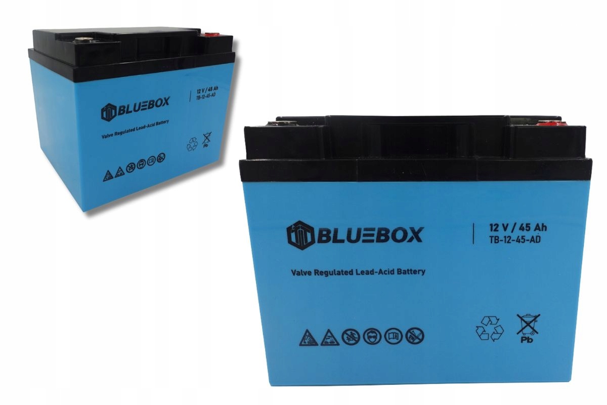 DUŻA BATERIA AKUMULATOR DO PASTUCHA ELEKTRYCZNEGO elektryzator 12V 45Ah Stan opakowania oryginalne