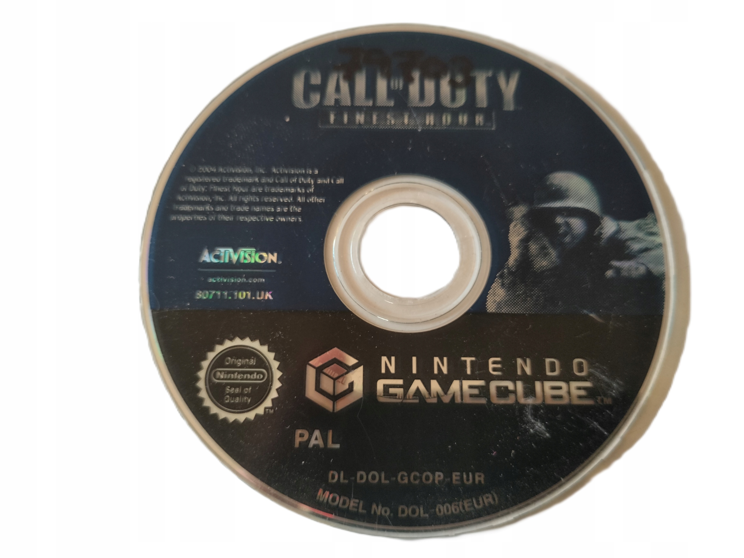 CALL OF DUTY FINEST HOUR GAMECUBE PAL ENG * PŁYTA