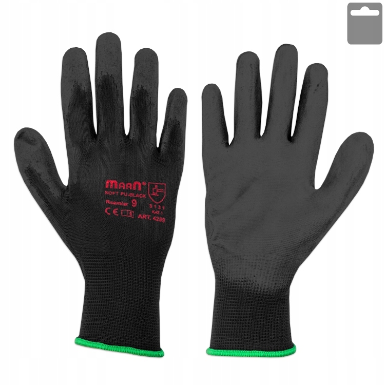 

Rękawice ochronne Soft Pu black euro zawieszka 7