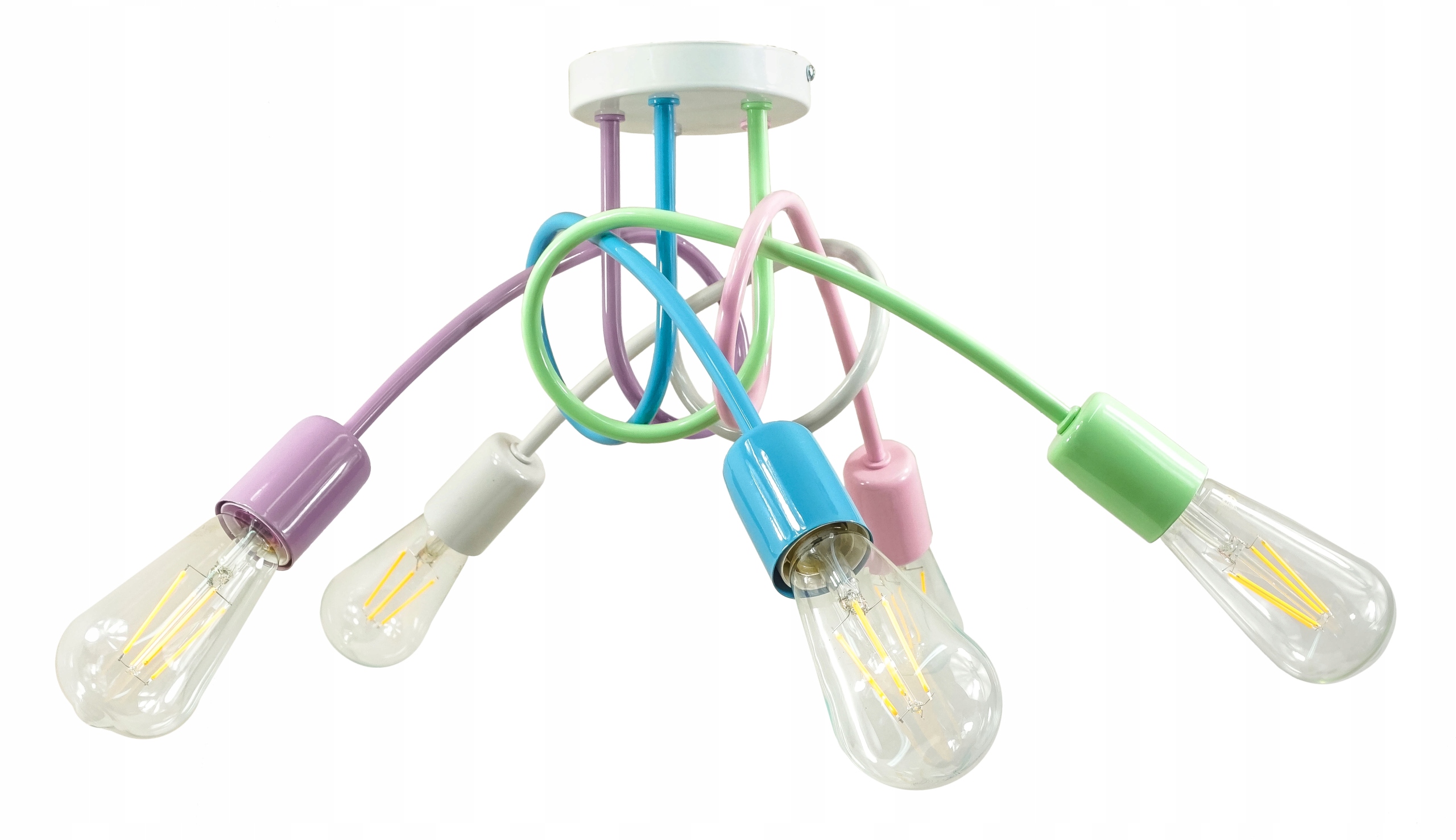 

Lampa Wisząca Sufitowa Zawijana Loft 5xE27