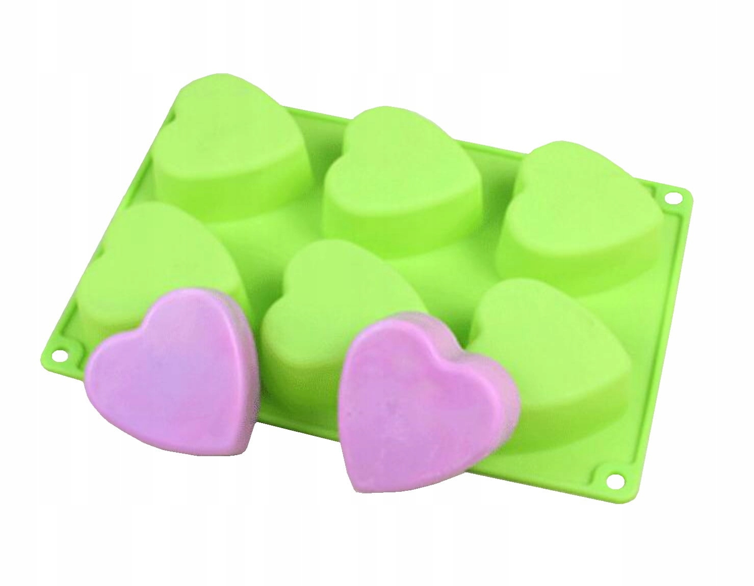 

Forma silikonowa monoporcji babeczek duże serce