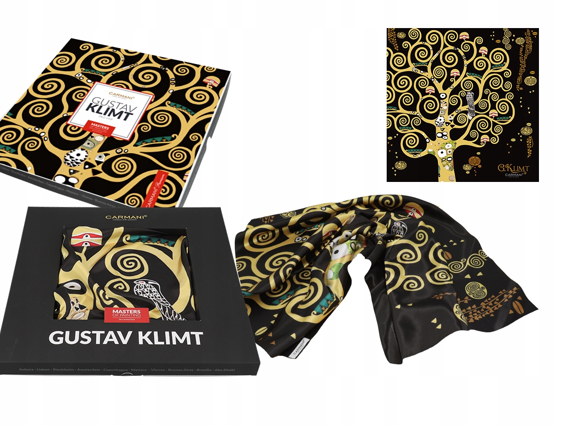 Dámský Šátek Gustav Klimt Strom Života Carmani Šátek Dárek
