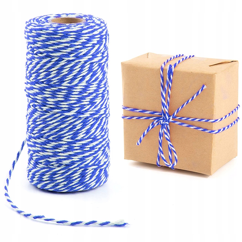 

Sznurek Bawełniany Wędliniarski Niebieski 100G