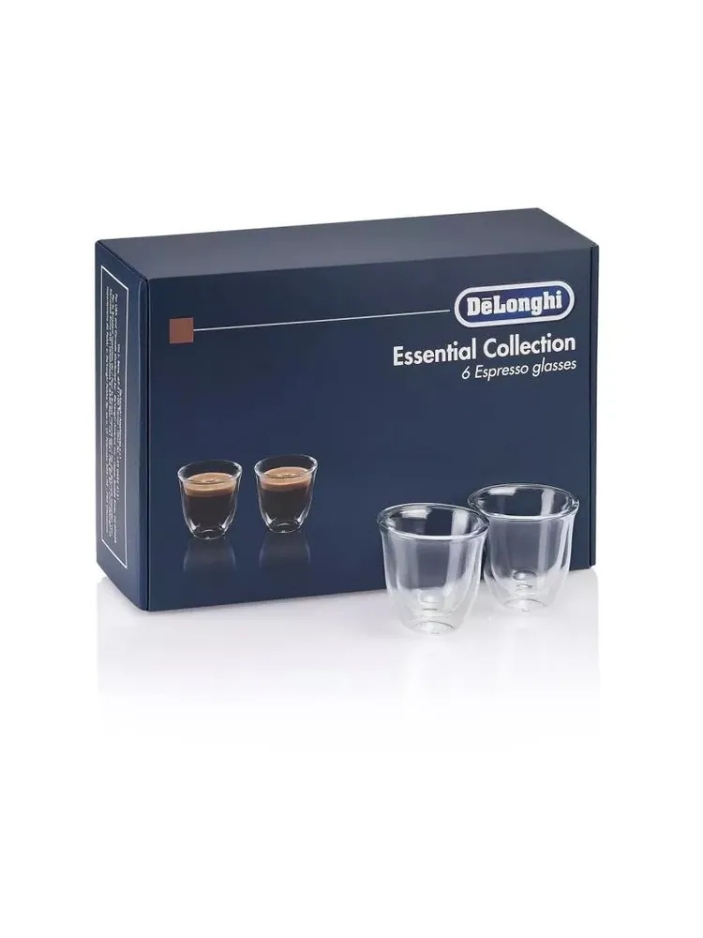 Szklanki termiczne do espresso DeLonghi 6szt.