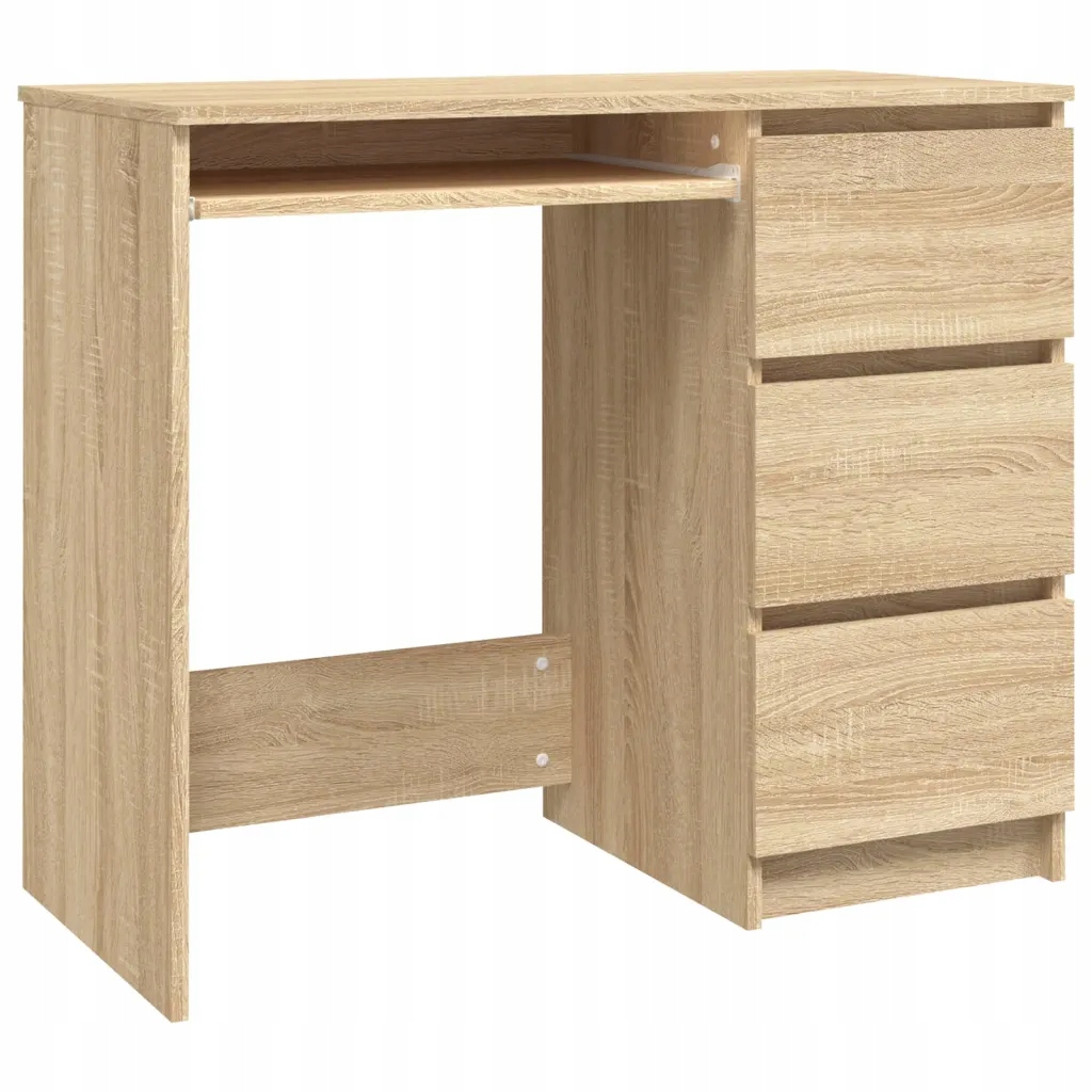 Vicco Odin Hoekbureau - 83 X 76 Cm Set Met PC-kast Wit - View #4