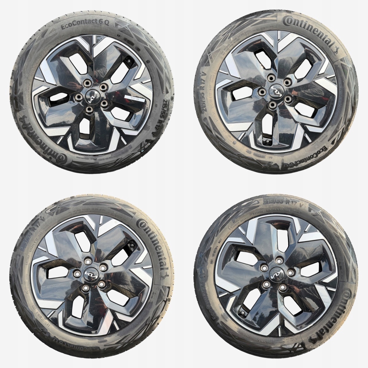 discs wheels tyres KIA NIRO II CONTINENTAL 215/55/17" 4MM summer