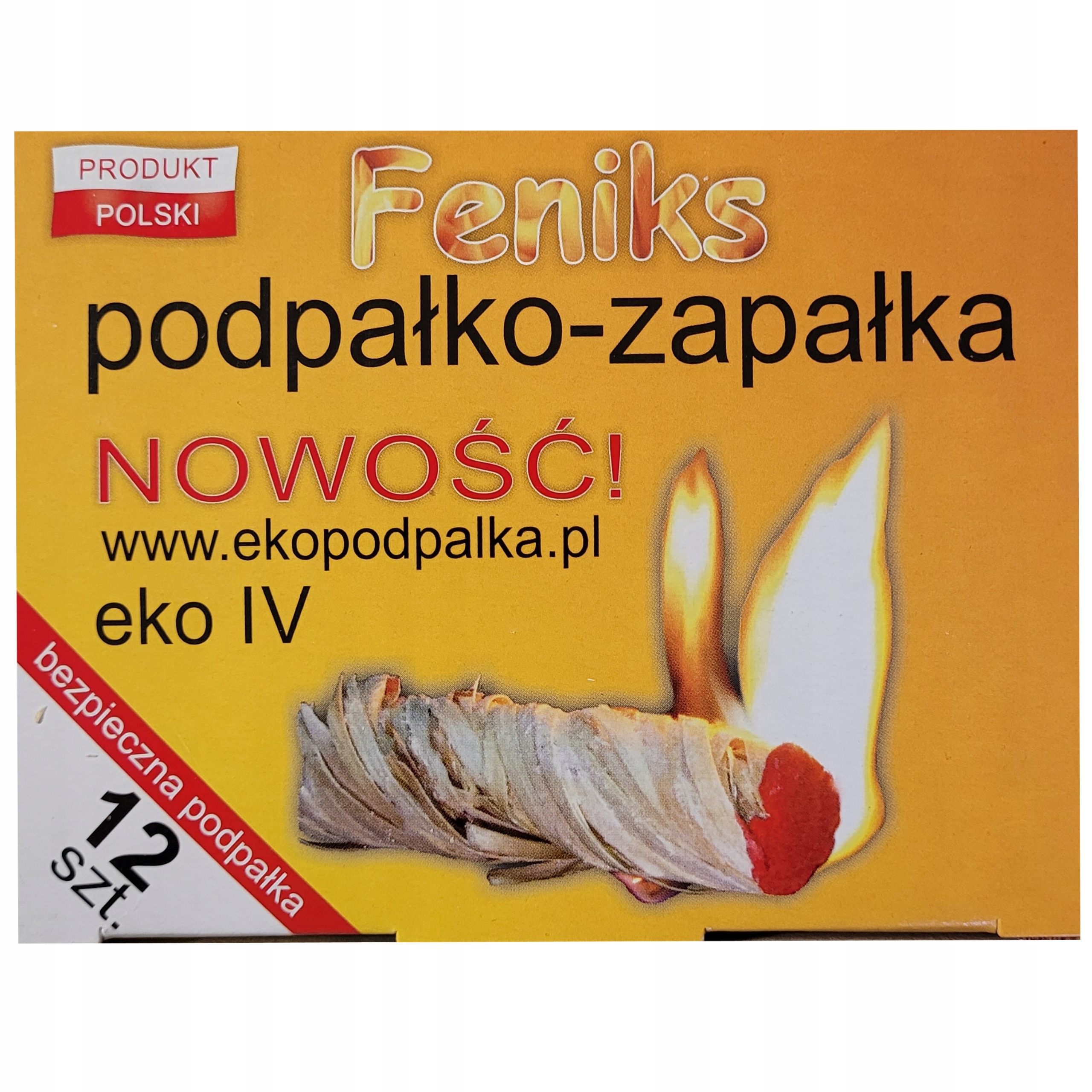 PODPAŁKA ROZPAŁKA DO KOMINKA PIECA GRILLA EKO PODPAŁKO ZAPAŁKA 12szt 0,2kg