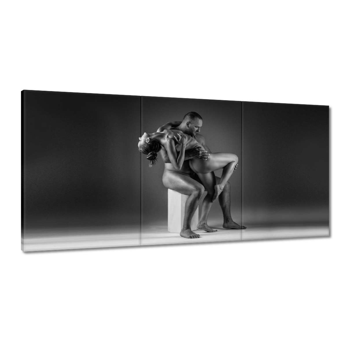 Obrazy 180x90 Akt Pár Nahí ľudia