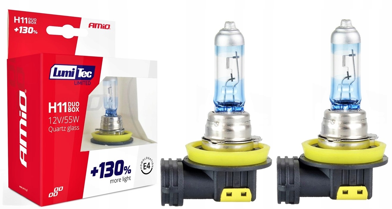 

Amio Lumitec H11 12V 55W Duo Box 4300K Xenon Look