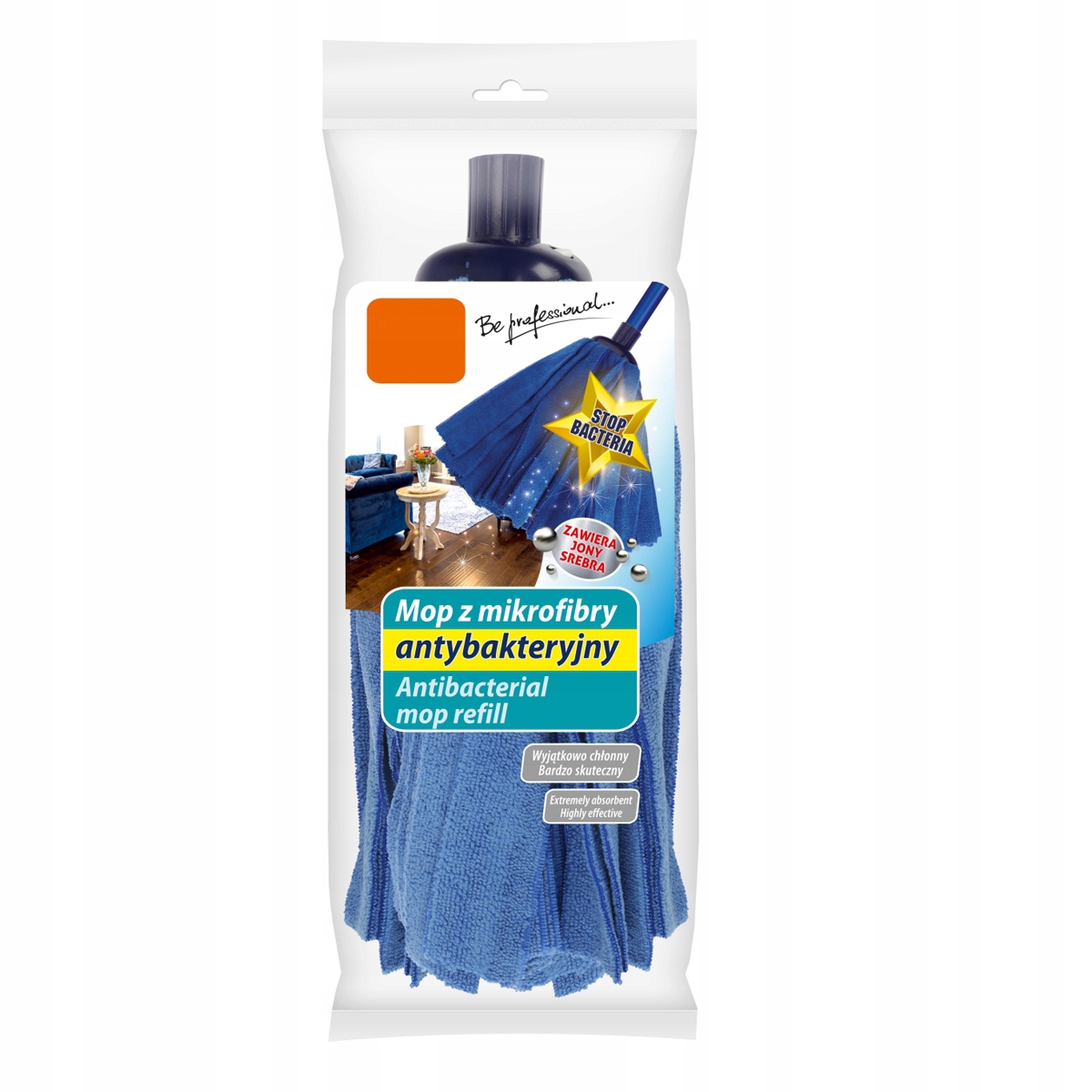 Antibakteriální vložka do mopu z mikrovlákna