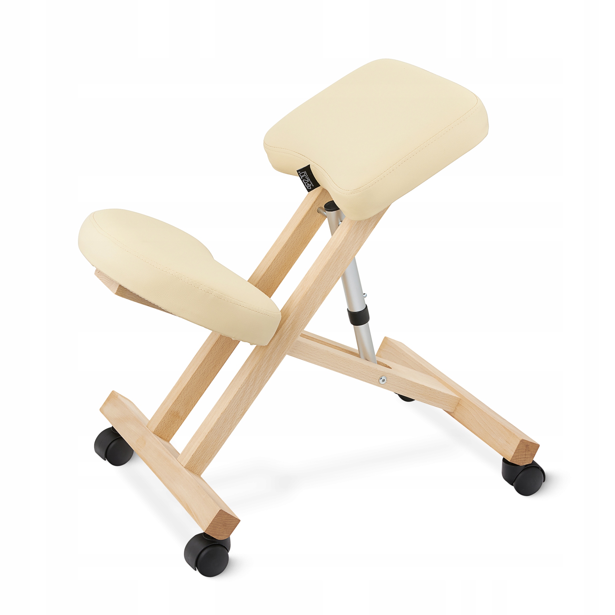 KLĘCZNIK KRZESŁO KLĘKOSIAD ERGONOMICZY REGULOWANA WYSOKOŚĆ SIEDZISKA 4FIZJO Wysokość mebla 63 cm