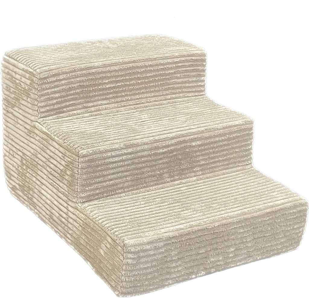 Schodki schody rampa dla psa sztruks, szerokość 40 cm 3 stopnie