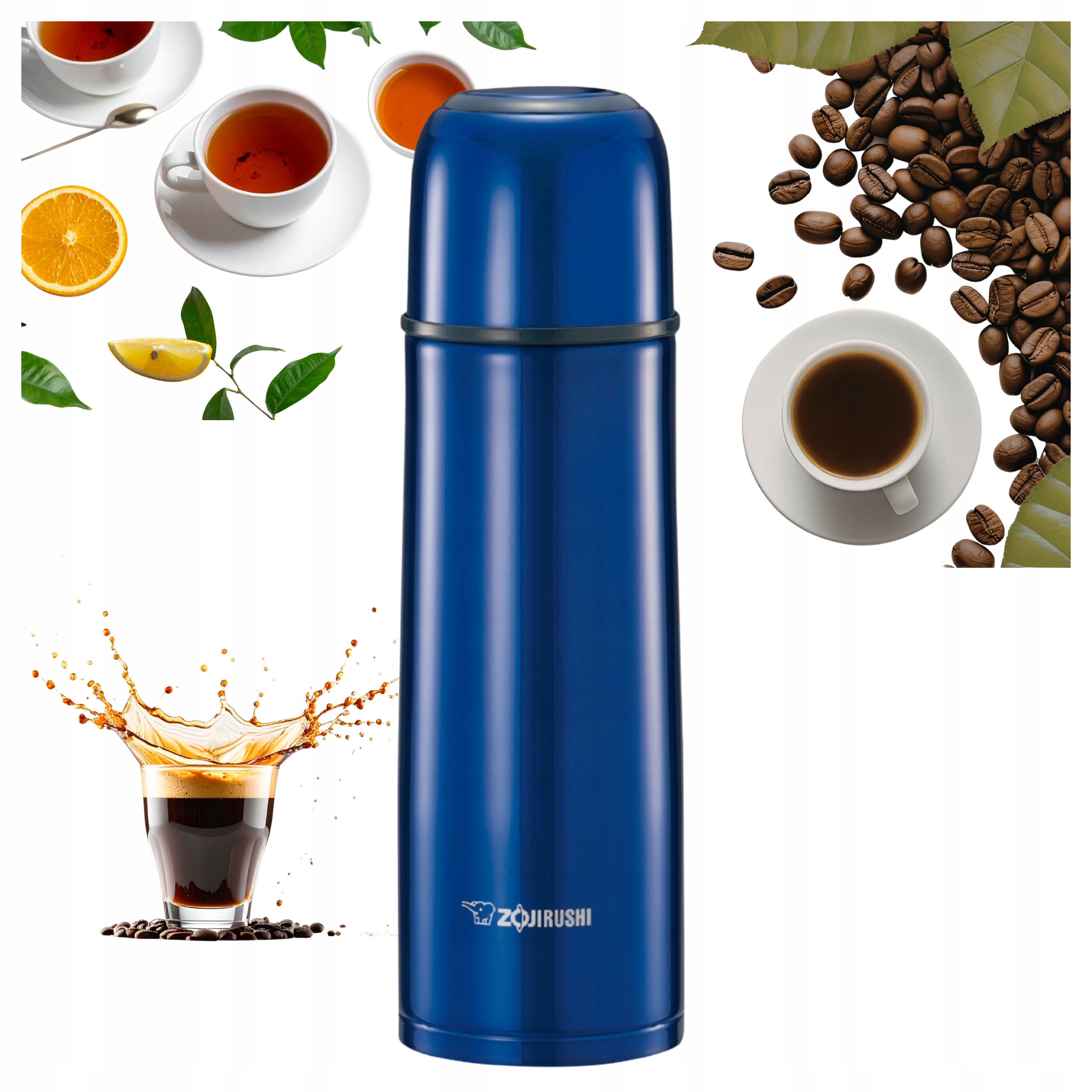 Termoska udržující dlouho teplo Zojirushi ocel SV-GR50-AA 500 ml modrý