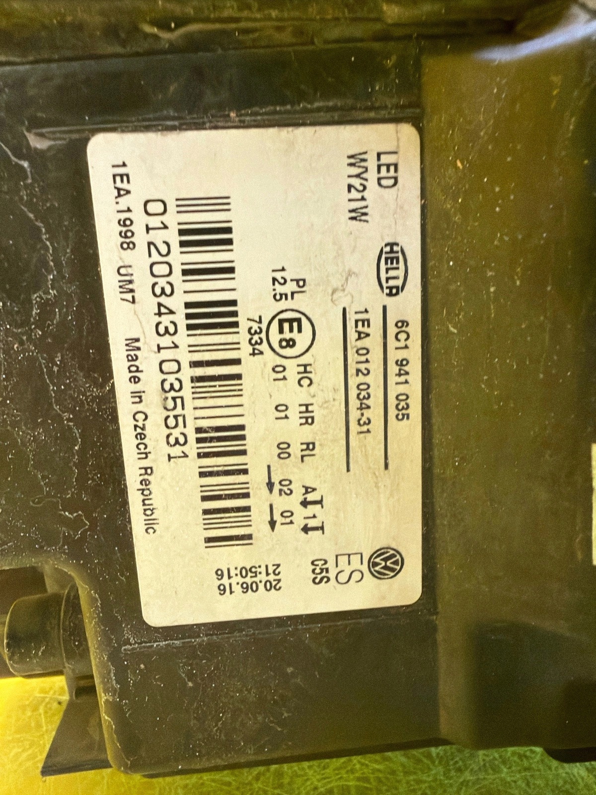 light left VW Polo V 6C Lift 2014- Full Led 6C1941036