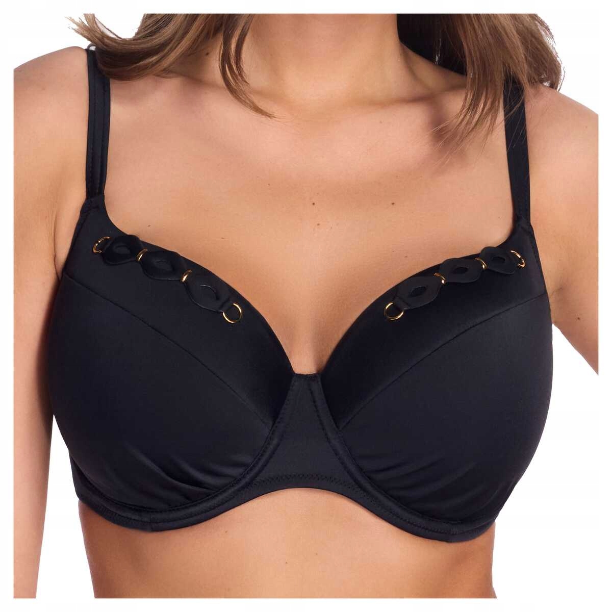 Ava Plavková podprsenka vyztužená podprsenka Sk 252 černá plus 85J