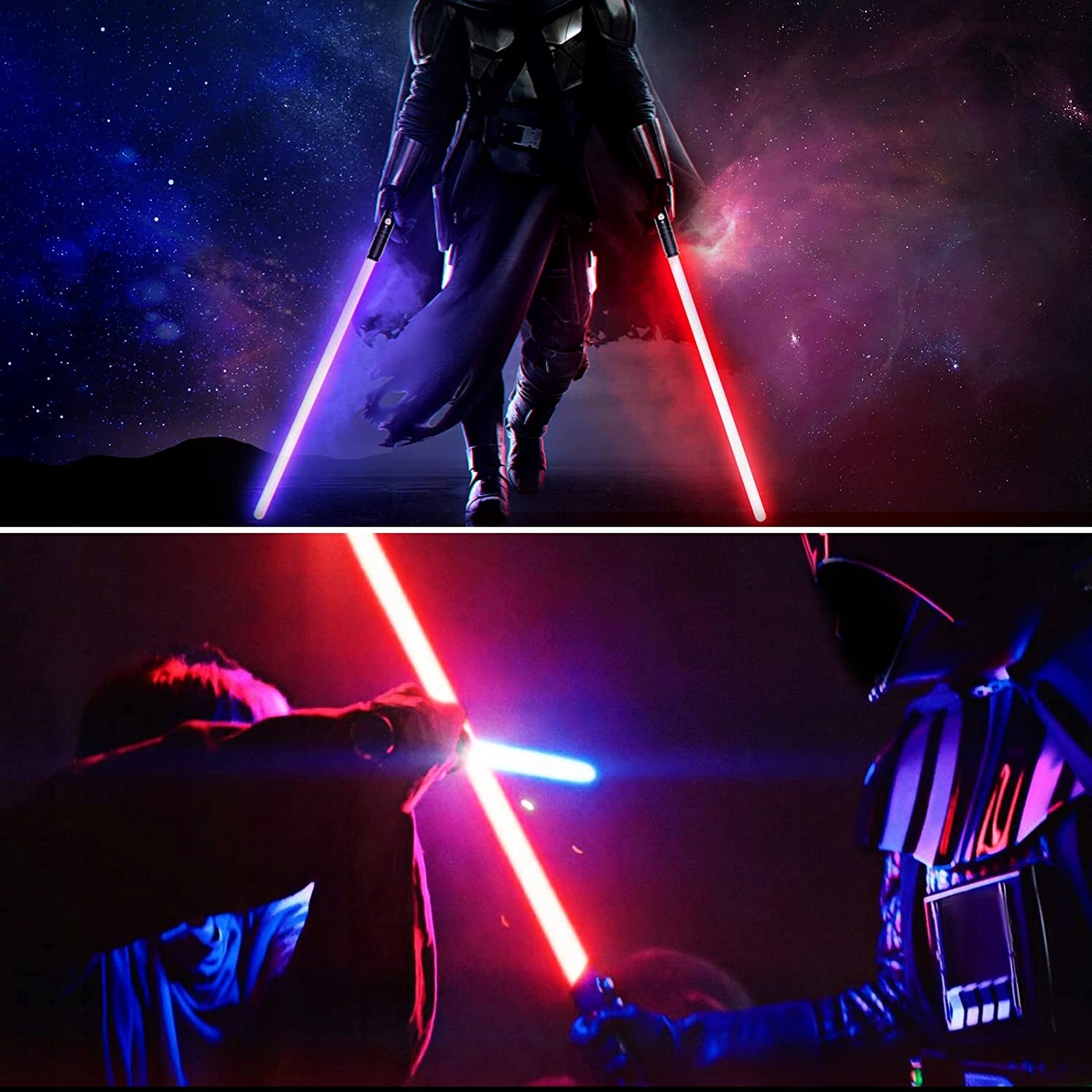 MIECZ ŚWIETLNY LASER ŚWIECĄCY Z DŹWIĘK premium RGB Seria Smooth Swing FX Lightsaber RGB 7 kolorów