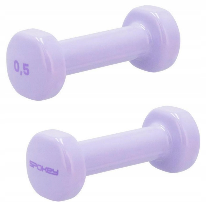 Zestaw hantli winylowych 2x0,5kg Shape fiolet