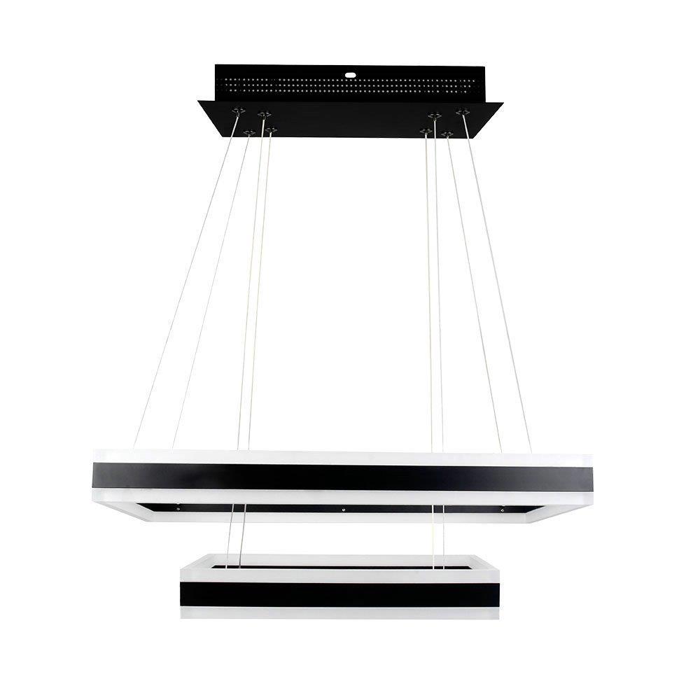 V-tac Led závěsné svítidlo 100W soft light chand černé VT-101-2D 3000K