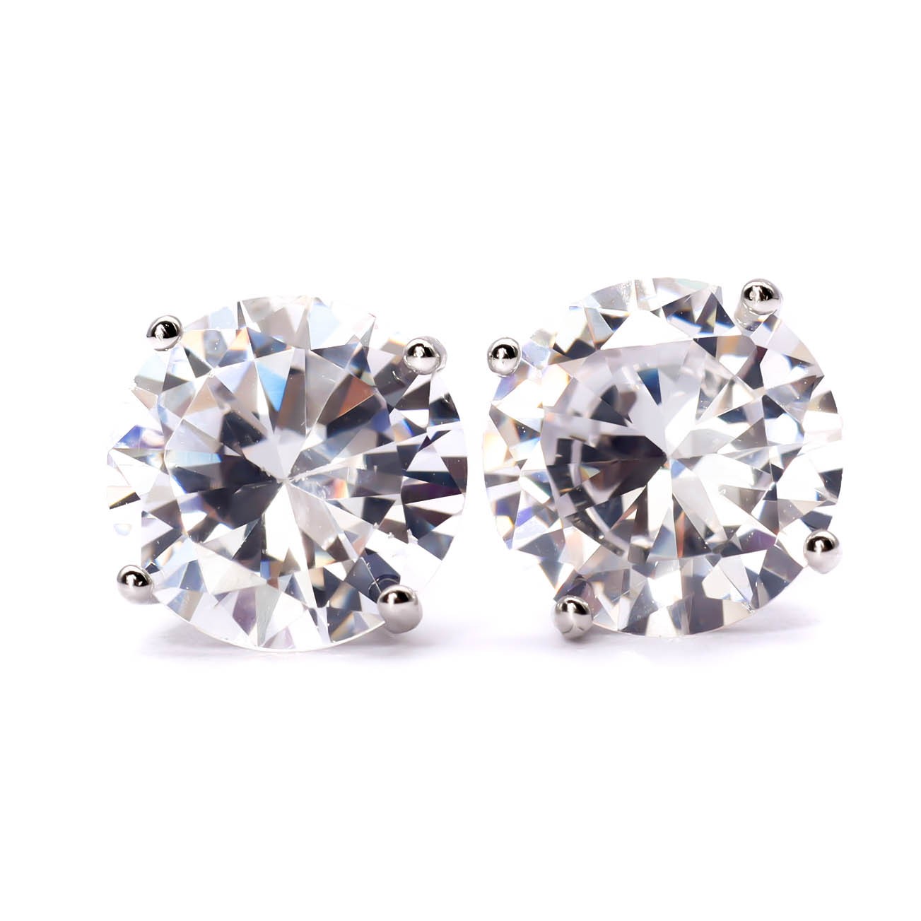 Stříbrné náušnice 925 křišťálová zirkon tyčinka