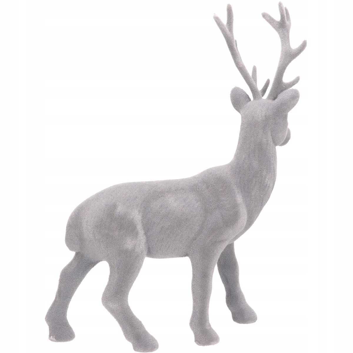 RENIFER WELUR FIGURKA NA STROIK ŚWIĘTA PREZENT XXL 28 cm Marka Dekorstar