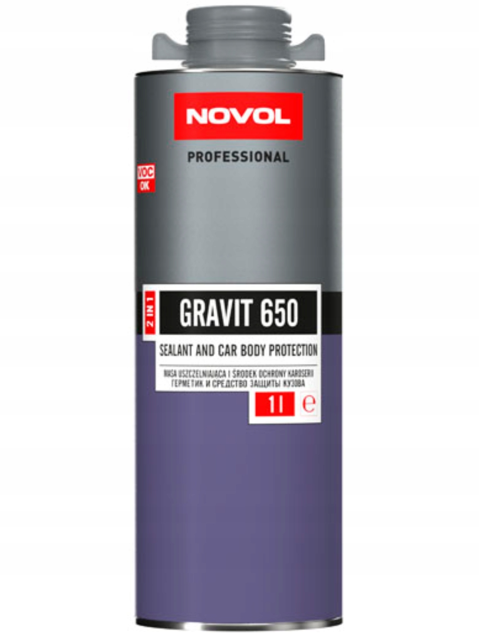 

Novol Gravit 650 masa i ochrona karoserii 2w1 1L
