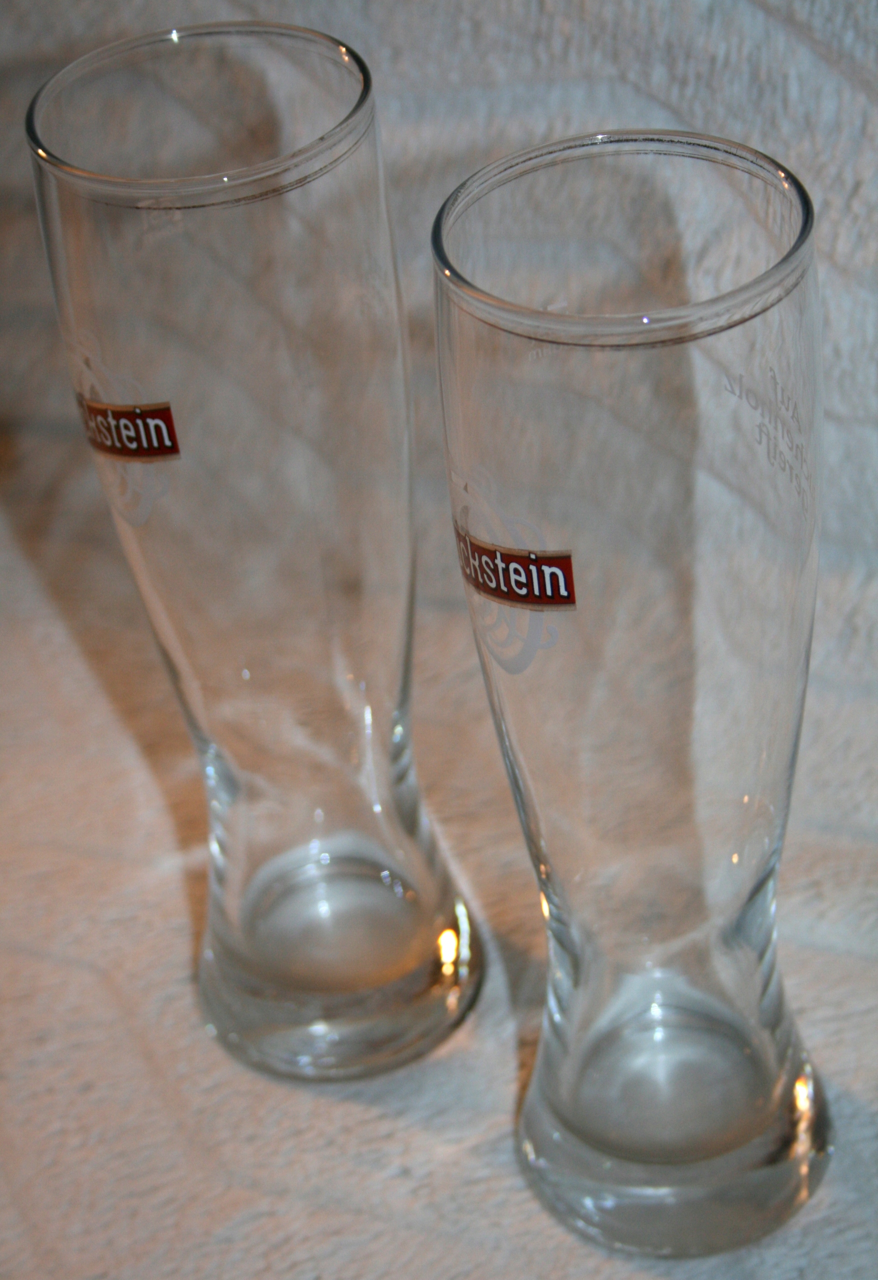 ORYGINALNY DUCKSTEIN POKAL SZKŁO DO PIWA 0,5 2 szt Pojemność 500 ml