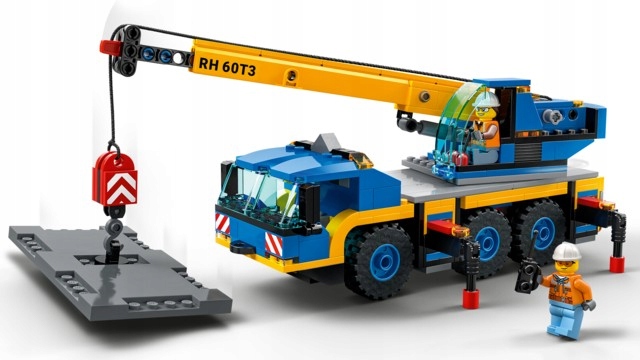 LEGO - CITY - ŻURAW SAMOCHODOWY - 60324 Płeć chłopcy dziewczynki