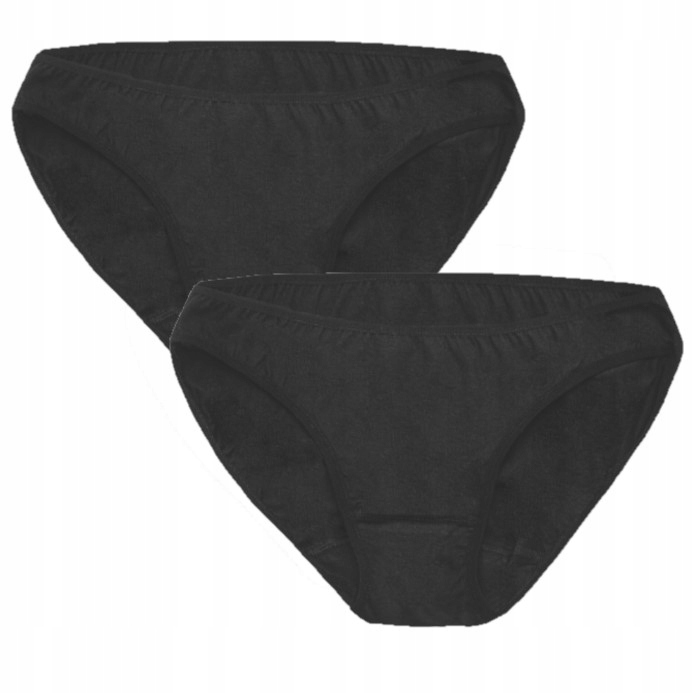 

2X Bielizna Kobieca Bawełniana Majtki Figi Niski M