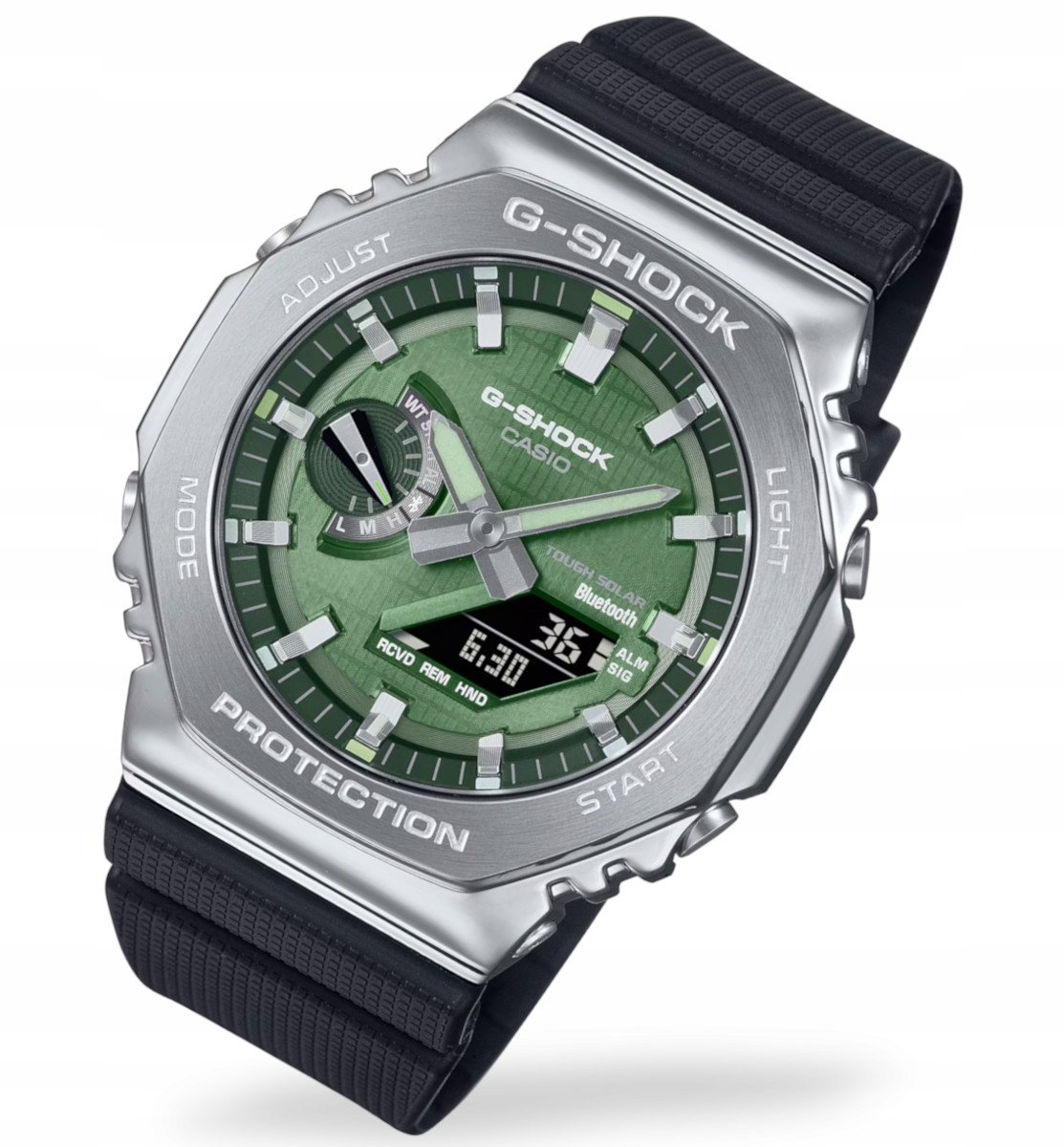 Pánské hodinky na řemínku Casio G-Shock Steel GBM-2100A Bluetooth Gravírování