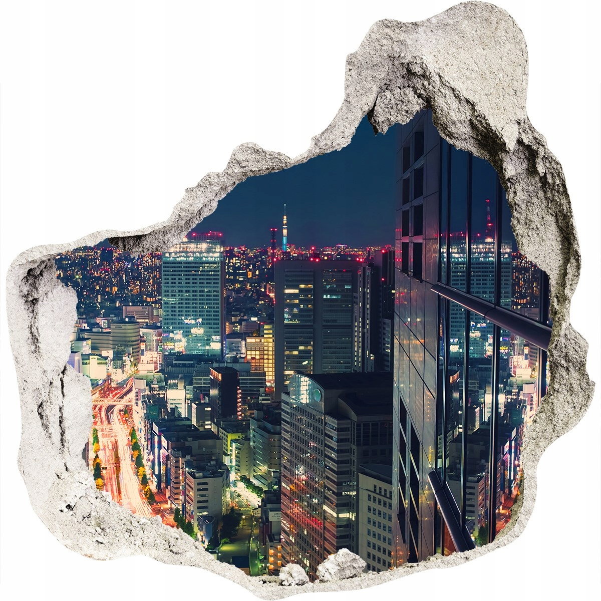 

Fototapeta dziura ścienna 3d Tokio Japonia 125x125