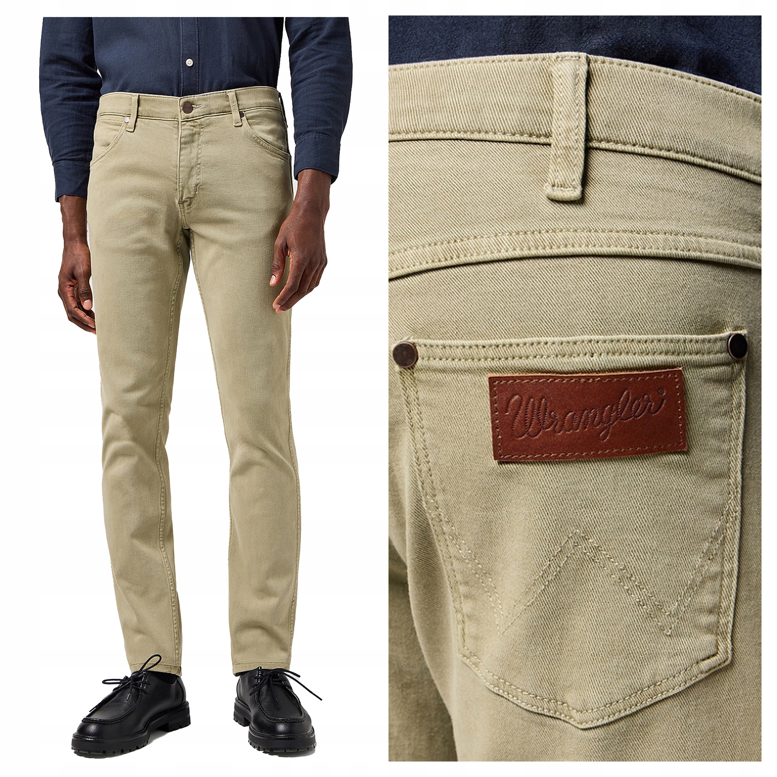 Wrangler Greensboro W34 L32 Pánské látkové kalhoty