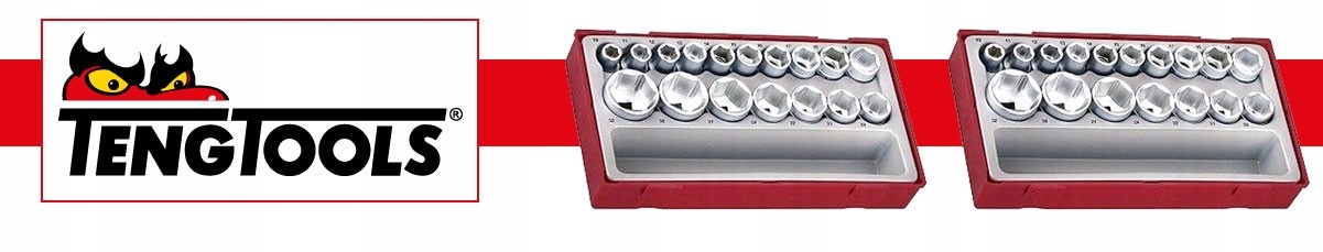 TENGTOOLS 17-ele zestaw nasadek 1/2" TT1217-6 Marka inna