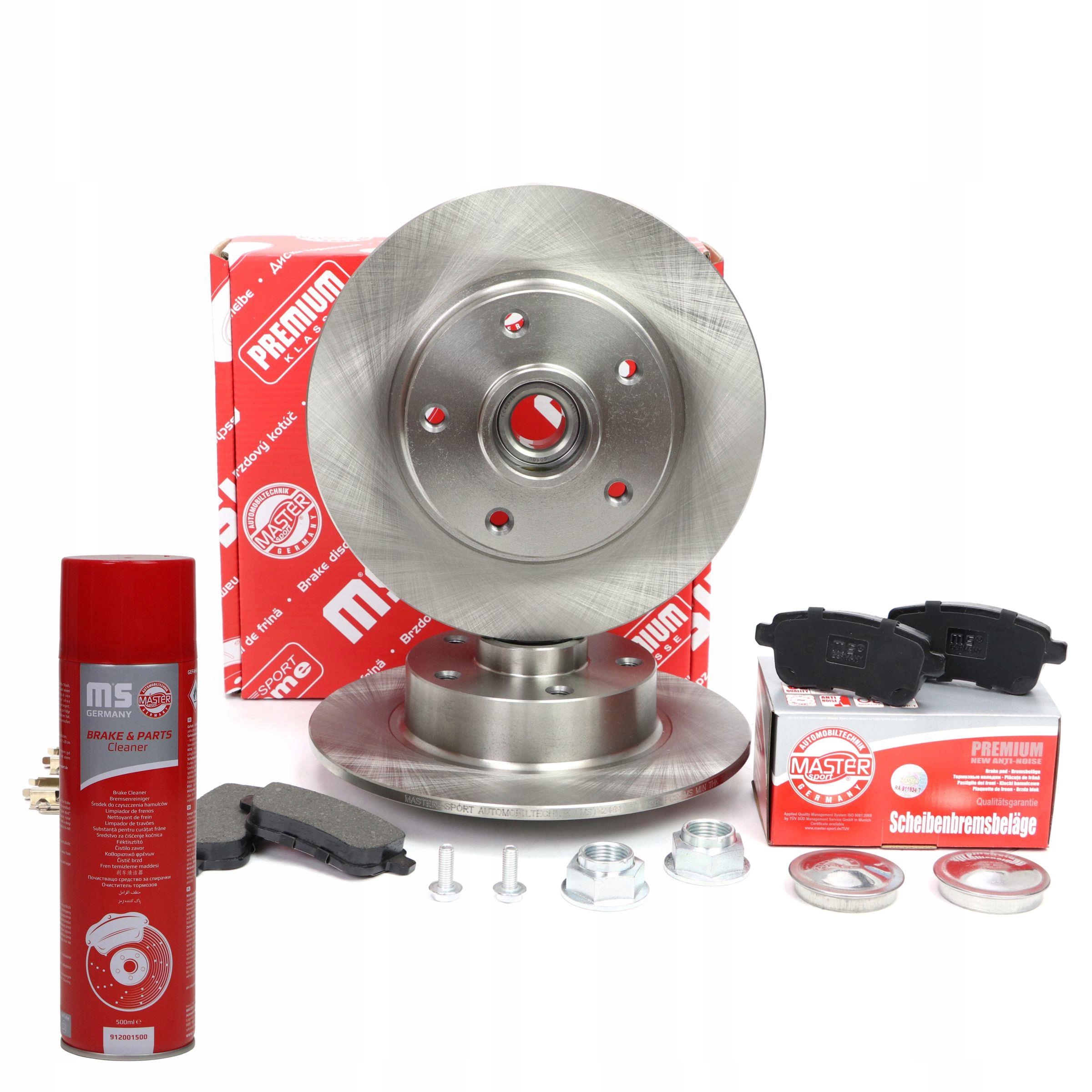 Brzdové Destičky Kotouče s ložiskem zadní 200801181