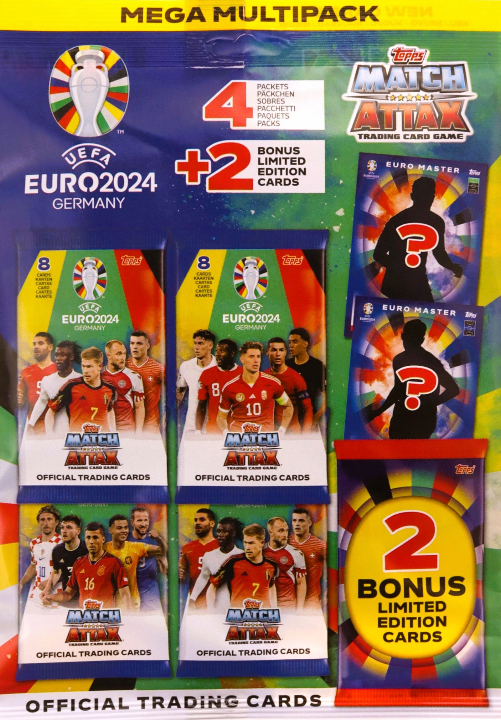 EURO 2024 TOPPS CARDS MEGA MULTIPACK [FIGURKA]