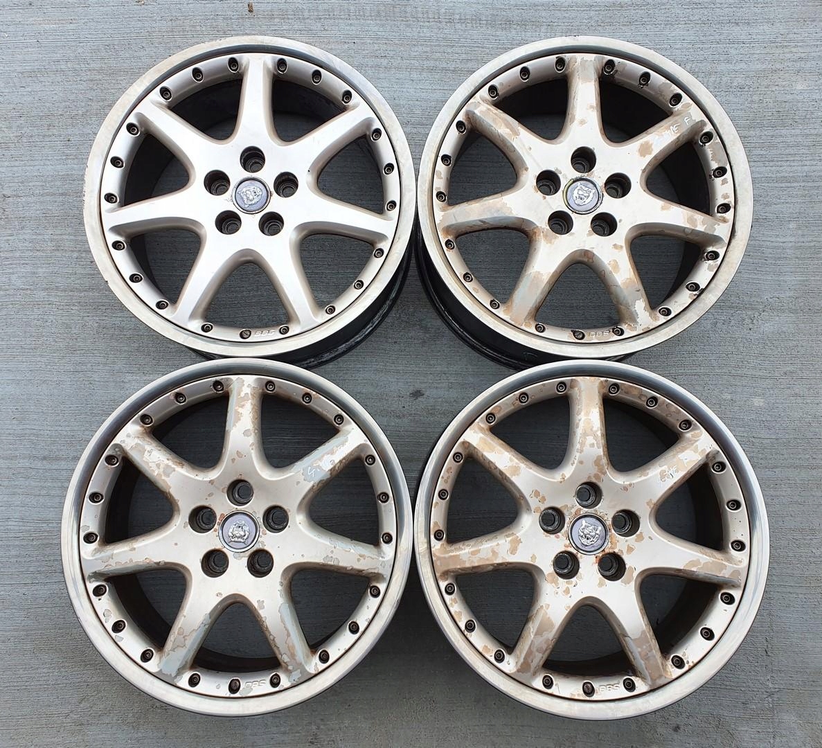 ЛИТІ ДИСКИ ДИСКИ 18j Et60 BBS JAGUAR S-TYPE КОМПЛЕКТ