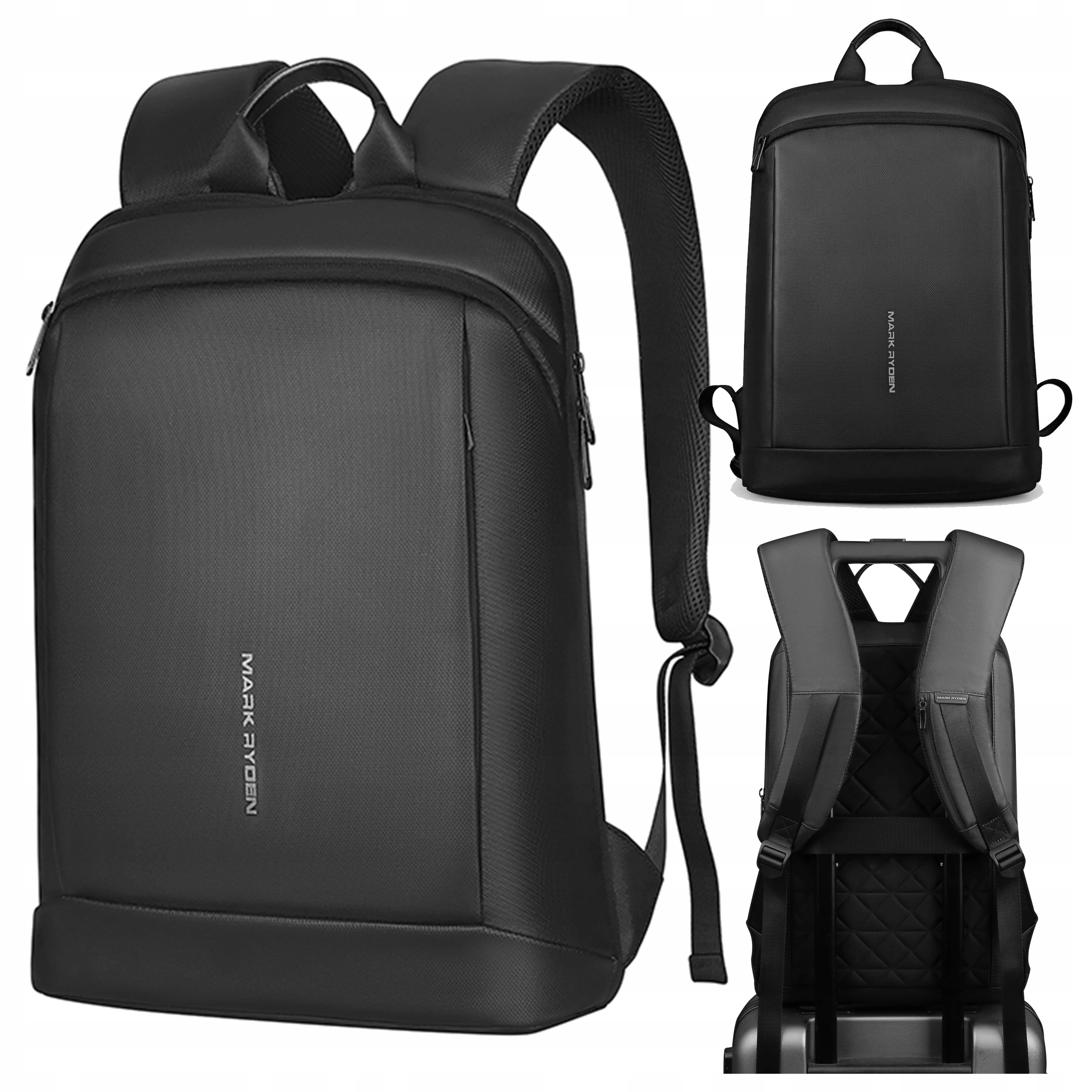 Cestovní Batoh na notebook 15.6" Mark Ryden, voděodolný, objem 13L, černý