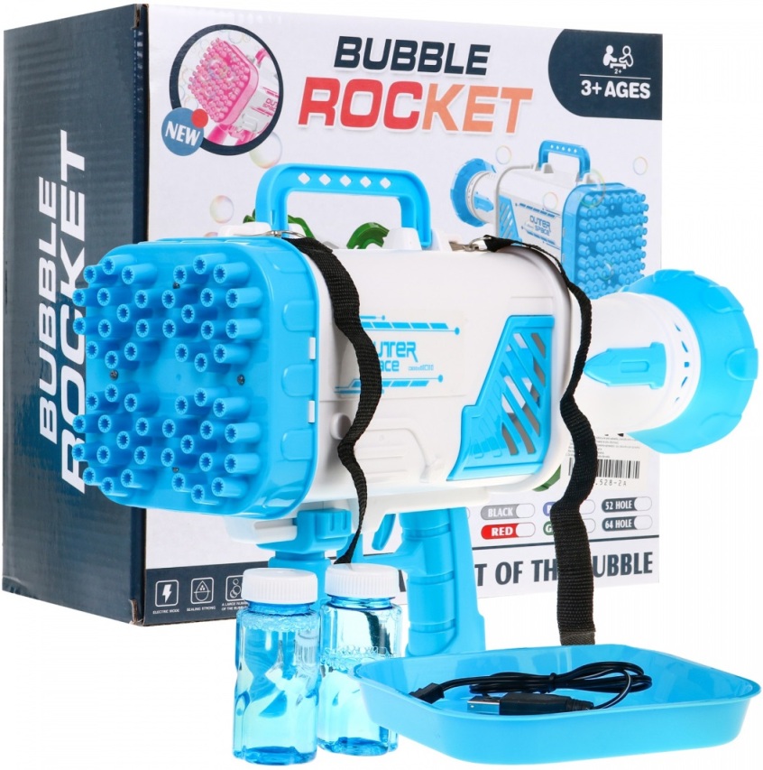 

Maszyna Do Baniek Pistolet Led Usb 528-2A Niebiesk
