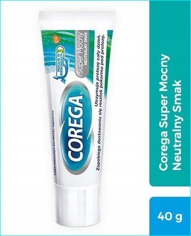 

Corega Krem do protezSuper mocny NeutralnySmak 4 g