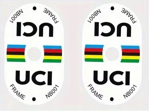 Uci Naklejki 2szt para obręcz rower tęcza Mtb Xtr XX1 Road srebrne odblask
