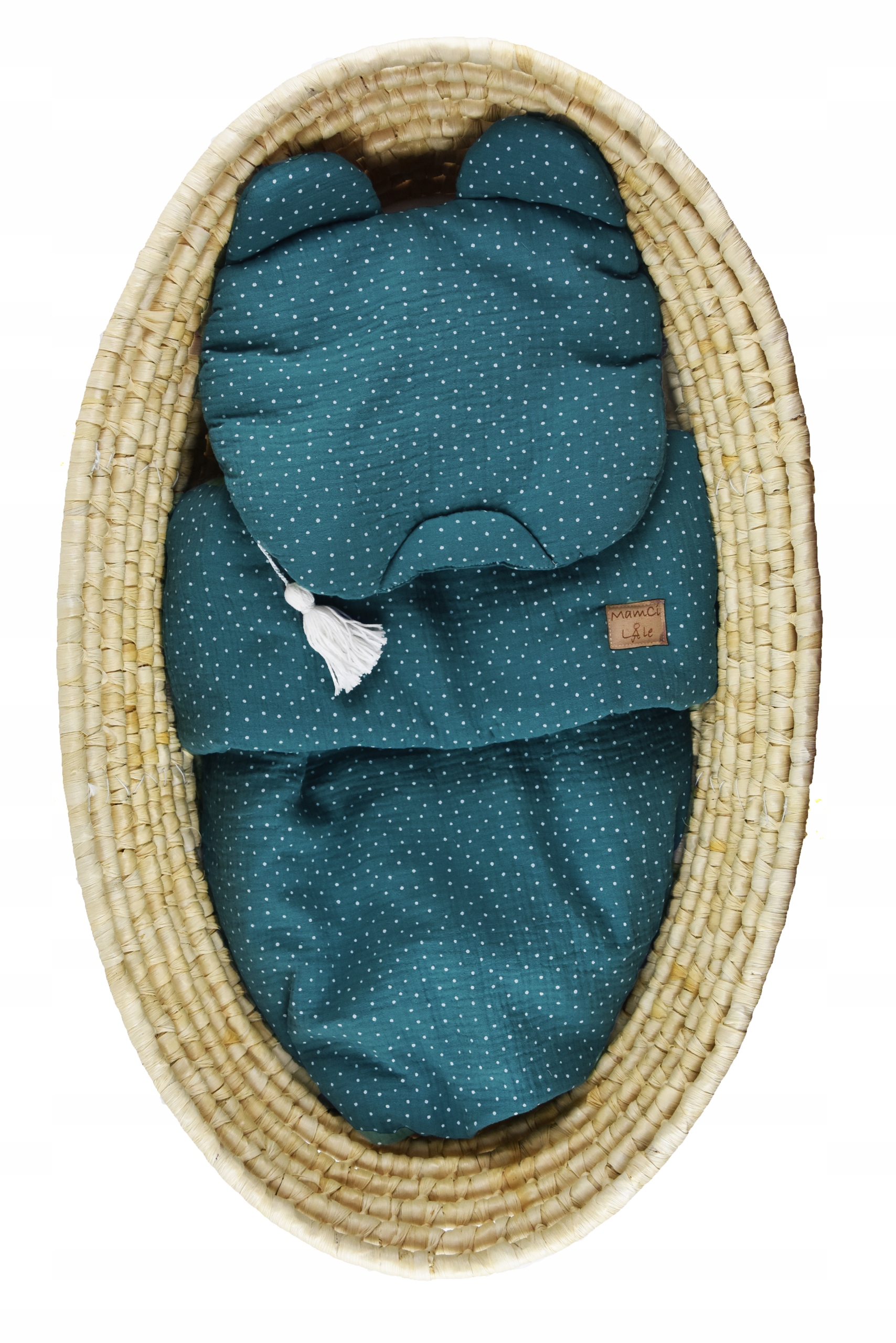 

Pościel dziecięca z wypełnieniem Muślin 75x50 cm