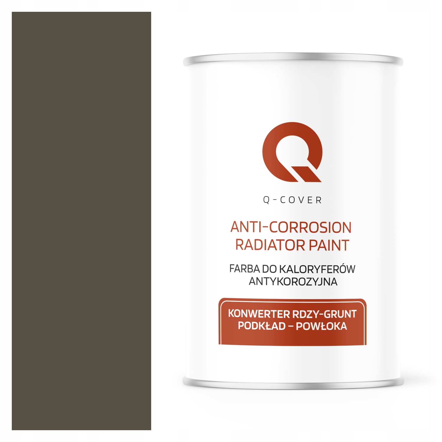 Barva pro radiátory Antikorozní Odolná 1L Mat Šedohnědá RAL7013
