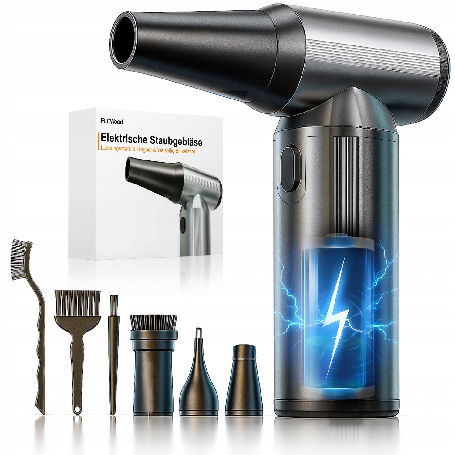 Elektrický foukač prachu s svítilnou FLOWood W16