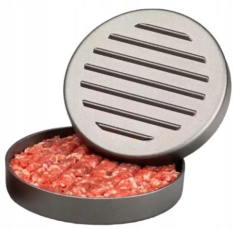 PRASA FORMA DO HAMBURGERÓW BURGERÓW KOTLETÓW GRILL Ø12 cm, Praska do mięsa Materiał inny