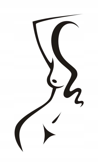 

Naklejka na ścianę modelka kobieta obraz Akt 9