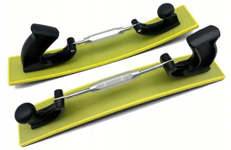 Brúsna doska na brúsenie po oblúku 70x420 mm na suchý zips Pružná lišta